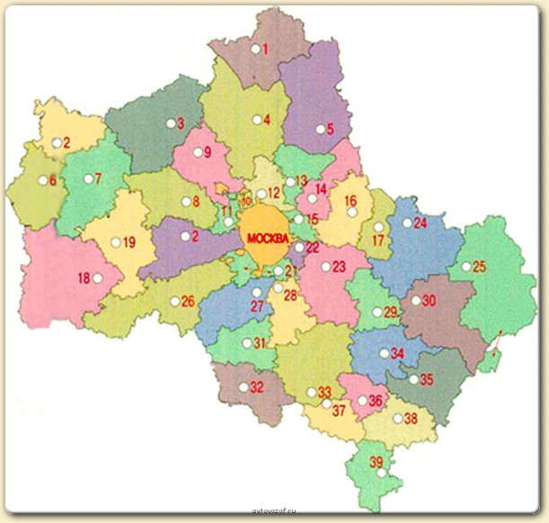 Районы Московской области